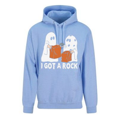 Funny Boo Ghost Scary I Got A Rock Halloween Unisex Surf Hoodie