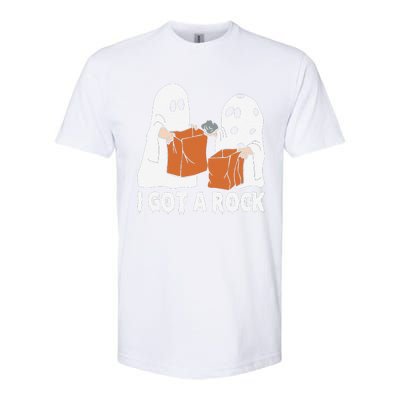 Funny Boo Ghost Scary I Got A Rock Halloween Softstyle® CVC T-Shirt