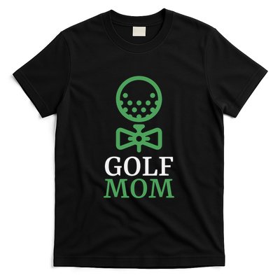 Funny Bow Golf Mom Gift For Women's Mother's Day T-Shirt