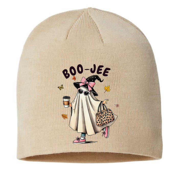 Funny Boojee Ghost Halloween Boo Jee Ghost Spooky Season Gift Sustainable Beanie