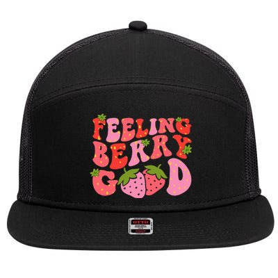 Feeling Berry Good Strawberry Festival Season 7 Panel Mesh Trucker Snapback Hat