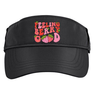 Feeling Berry Good Strawberry Festival Season Adult Drive Performance Visor