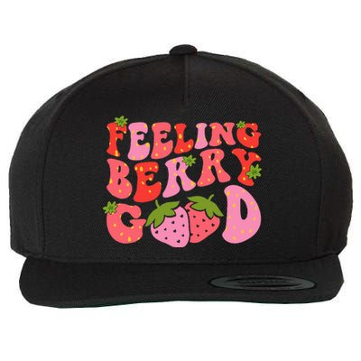 Feeling Berry Good Strawberry Festival Season Wool Snapback Cap