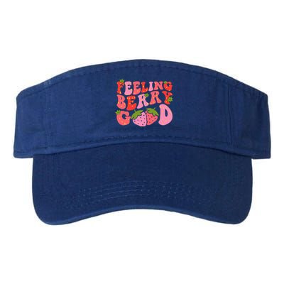 Feeling Berry Good Strawberry Festival Season Valucap Bio-Washed Visor