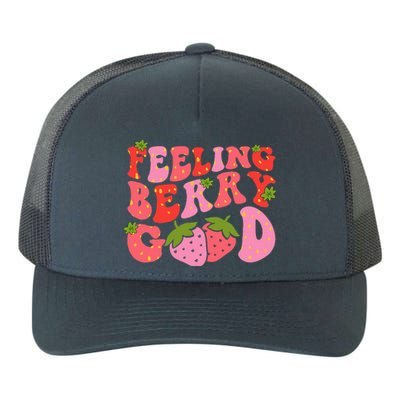 Feeling Berry Good Strawberry Festival Season Yupoong Adult 5-Panel Trucker Hat