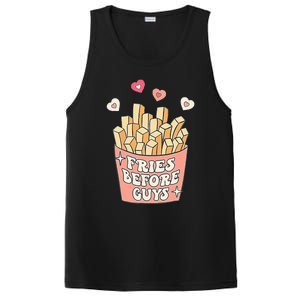 Fries Before Guys Cute Valentines Day Valentine Teen Girl PosiCharge Competitor Tank