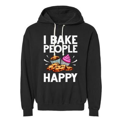 Funny Baker Gift For Women Food Cake Baking Pastry Chef Garment-Dyed Fleece Hoodie