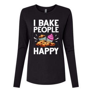 Funny Baker Gift For Women Food Cake Baking Pastry Chef Womens Cotton Relaxed Long Sleeve T-Shirt