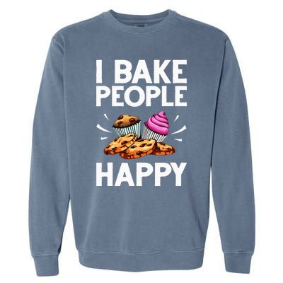 Funny Baker Gift For Women Food Cake Baking Pastry Chef Garment-Dyed Sweatshirt