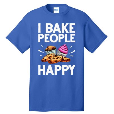 Funny Baker Gift For Women Food Cake Baking Pastry Chef Tall T-Shirt