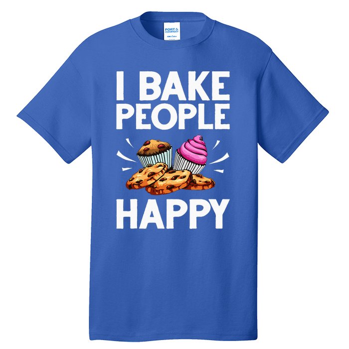 Funny Baker Gift For Women Food Cake Baking Pastry Chef Tall T-Shirt