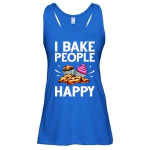 Funny Baker Gift For Women Food Cake Baking Pastry Chef Ladies Essential Flowy Tank