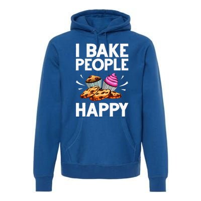 Funny Baker Gift For Women Food Cake Baking Pastry Chef Premium Hoodie