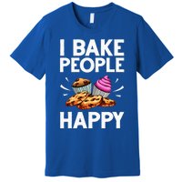 Funny Baker Gift For Women Food Cake Baking Pastry Chef Premium T-Shirt