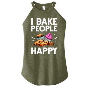 Funny Baker Gift For Women Food Cake Baking Pastry Chef Women's Perfect Tri Rocker Tank