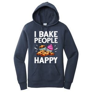 Funny Baker Gift For Women Food Cake Baking Pastry Chef Women's Pullover Hoodie