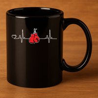 Funny Boxing Graphic Boxing Gifts For Him Boxer 11oz C Handle Ceramic Mug