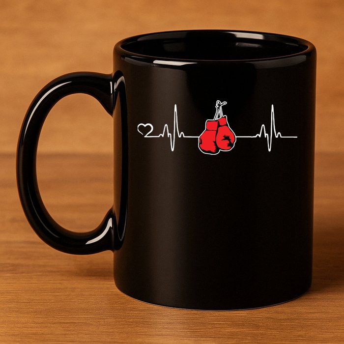 Funny Boxing Graphic Boxing Gifts For Him Boxer 11oz C Handle Ceramic Mug