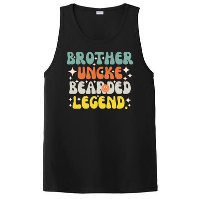 Funny Bearded Gift Brother Uncle Beard Legend Vintage Groovy Gift PosiCharge Competitor Tank