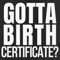 Funny Baseball Gotta Birth Certificate Travel Ball 7 Panel Mesh Trucker Snapback Hat