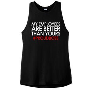 Funny Boss Gift Employee Appreciation Ladies PosiCharge Tri-Blend Wicking Tank