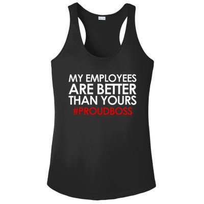 Funny Boss Gift Employee Appreciation Ladies PosiCharge Competitor Racerback Tank