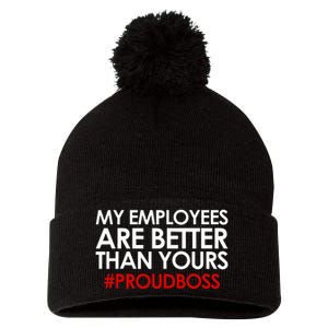 Funny Boss Gift Employee Appreciation Pom Pom 12in Knit Beanie