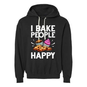 Funny Baker Gift For Men Women Food Cake Baking Pastry Chef Garment-Dyed Fleece Hoodie