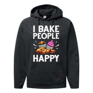 Funny Baker Gift For Men Women Food Cake Baking Pastry Chef Performance Fleece Hoodie