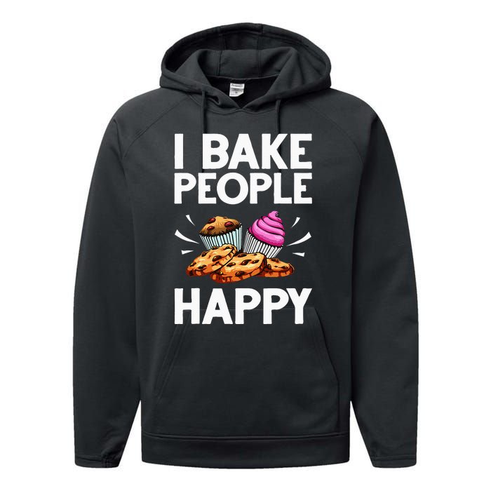 Funny Baker Gift For Men Women Food Cake Baking Pastry Chef Performance Fleece Hoodie