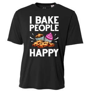 Funny Baker Gift For Men Women Food Cake Baking Pastry Chef Cooling Performance Crew T-Shirt