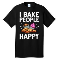 Funny Baker Gift For Men Women Food Cake Baking Pastry Chef Tall T-Shirt