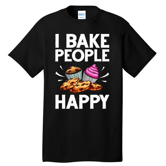 Funny Baker Gift For Men Women Food Cake Baking Pastry Chef Tall T-Shirt