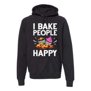 Funny Baker Gift For Men Women Food Cake Baking Pastry Chef Premium Hoodie