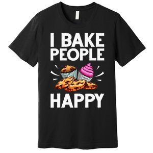 Funny Baker Gift For Men Women Food Cake Baking Pastry Chef Premium T-Shirt