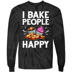 Funny Baker Gift For Men Women Food Cake Baking Pastry Chef Tie-Dye Long Sleeve Shirt