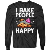 Funny Baker Gift For Men Women Food Cake Baking Pastry Chef Tie-Dye Long Sleeve Shirt