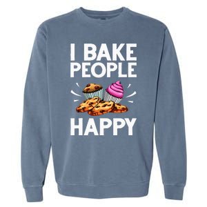 Funny Baker Gift For Men Women Food Cake Baking Pastry Chef Garment-Dyed Sweatshirt