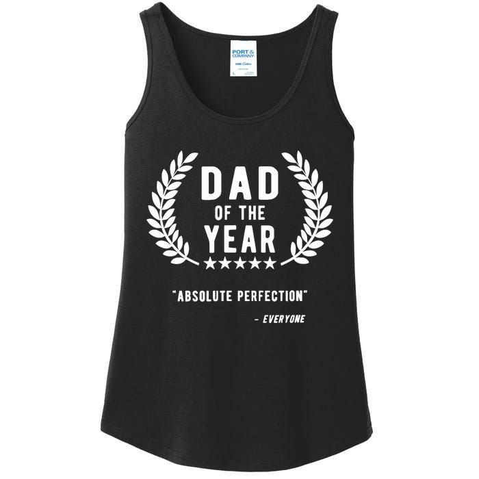 Funny Birthday Gifts For Dad Of The Year Funny Fathers Day Ladies Essential Tank