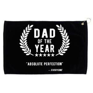 Funny Birthday Gifts For Dad Of The Year Funny Fathers Day Grommeted Golf Towel