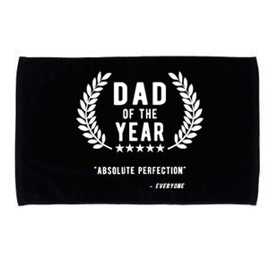 Funny Birthday Gifts For Dad Of The Year Funny Fathers Day Microfiber Hand Towel