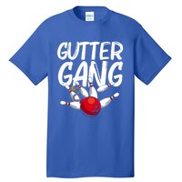 Funny Bowling Gift For Men Women Cool Funny Gutter Gang Bowlers Gift Tall T-Shirt