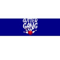 Funny Bowling Gift For Men Women Cool Funny Gutter Gang Bowlers Gift Bumper Sticker