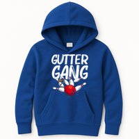 Funny Bowling Gift For Men Women Cool Funny Gutter Gang Bowlers Gift Kids Hoodie