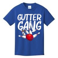 Funny Bowling Gift For Men Women Cool Funny Gutter Gang Bowlers Gift Kids T-Shirt