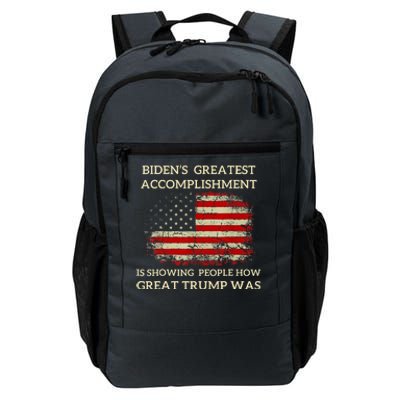 Funny BidenS Greatest Accomplishment Is Showing Trump 2024 Daily Commute Backpack