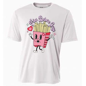 Fries Before Guys Teenage Girls Dating Valentine's Day Gifts  Cooling Performance Crew T-Shirt