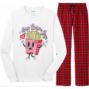 Fries Before Guys Teenage Girls Dating Valentine's Day Gifts  Long Sleeve Pajama Set