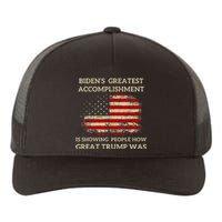 Funny BidenS Greatest Accomplishment Is Showing Trump 2024 Yupoong Adult 5-Panel Trucker Hat