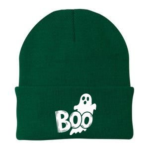 Funny Boo Ghost Retro Halloween Costume Knit Cap Winter Beanie